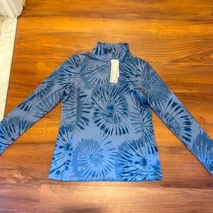 Dry fit half zip top